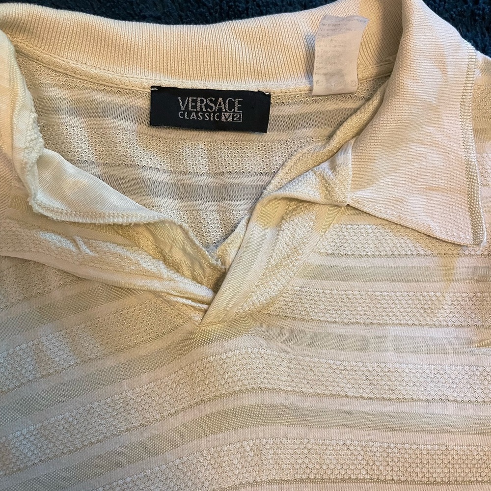 Versace men’s Short Sleeve Polo XXL.